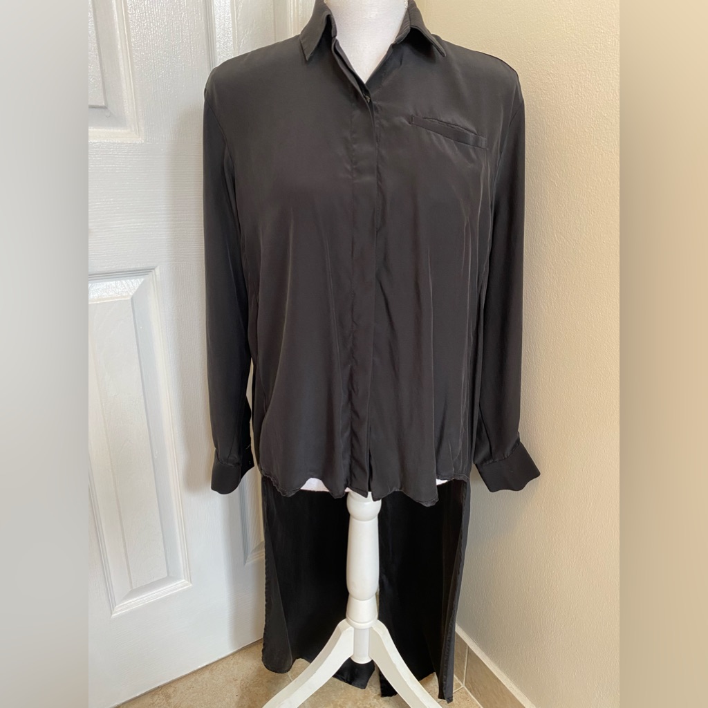 Watson X Watson Black Silk Blouse